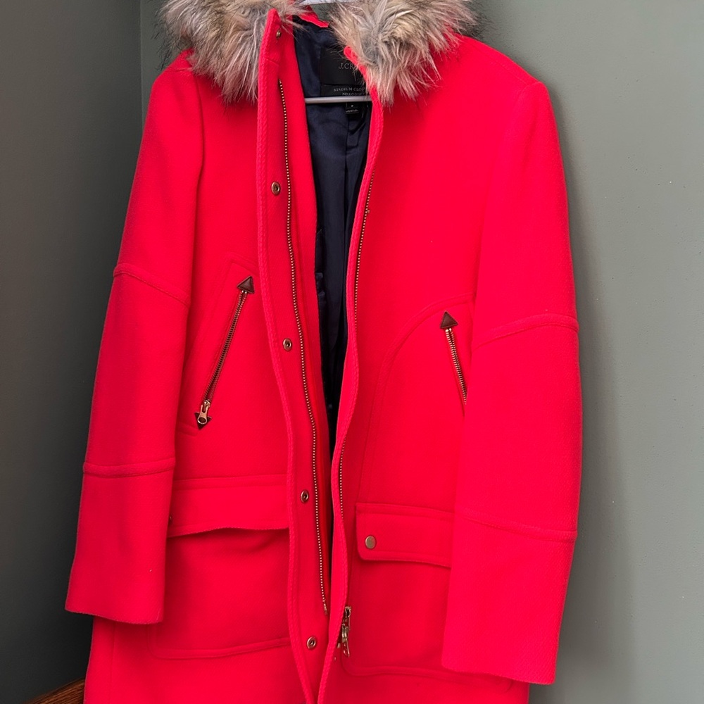 J. Crew Navy Stadium Cloth Jacket
